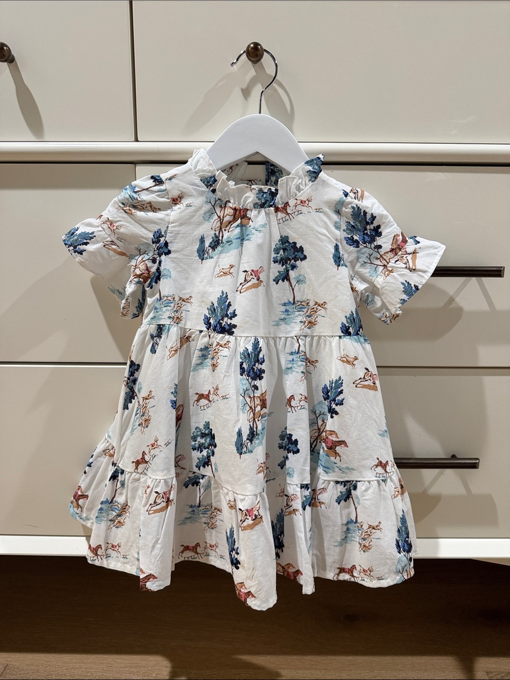 NWT Janie & Jack Floral & Horse Print